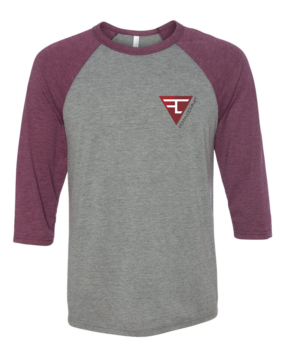 Fowl Commit 3200 Front Baseball Style T Shirt