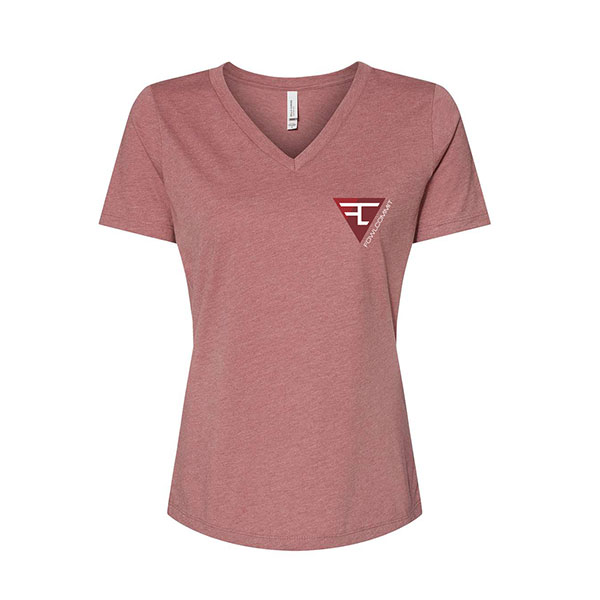 Fowl Commit Heather Mauve Branded Shirt