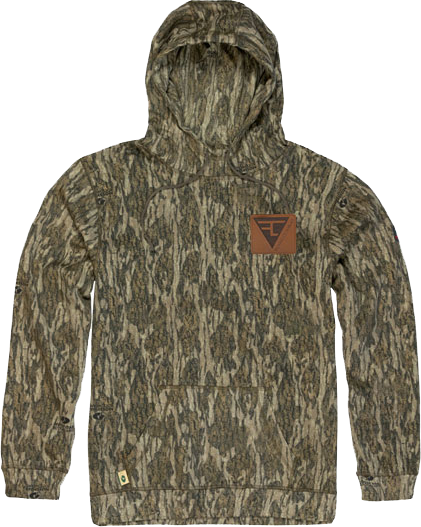 Fowl Commit Camo hoodie with Patch Logo