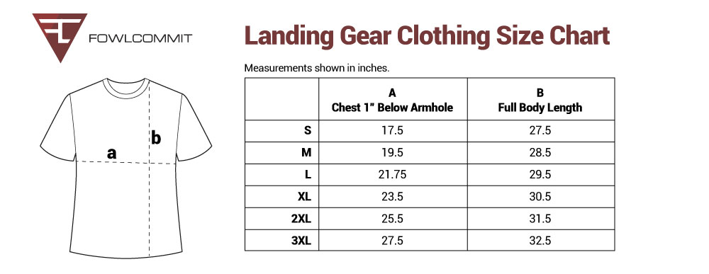 The Landing Gear Size Chart